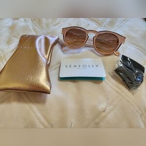 Seafolly Bronte Blush Round Frame Sunglasses
